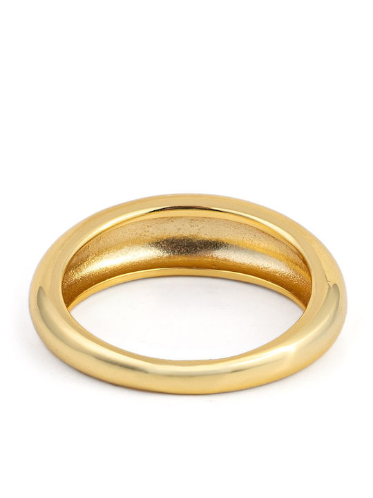 George Art Jewels Γυναικείο Δαχτυλίδι από Ασήμι Επιχρυσωμένο