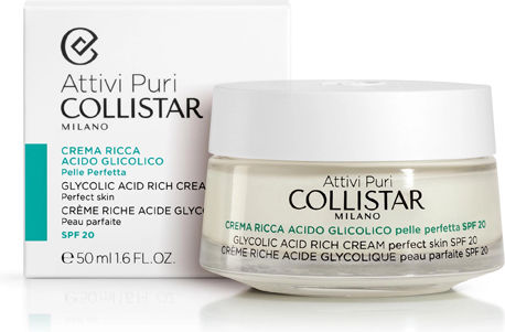 Collistar Pure Actives Rich Cream Face Day with SPF20 50ml