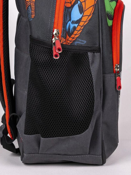 Cerda Avengers School Bag Backpack Elementary, Elementary Multicolour with Water Bottle Holder