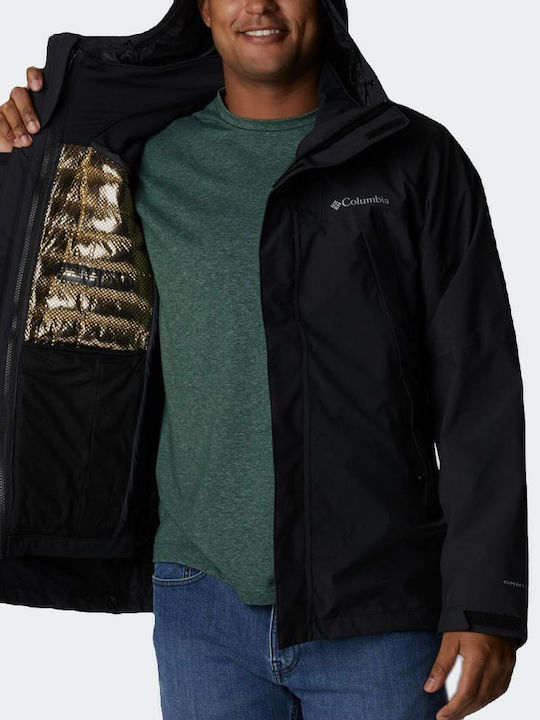 Canyon Meadows Interchange 3 in 1 Winter Jacket Waterproof and Windproof Black