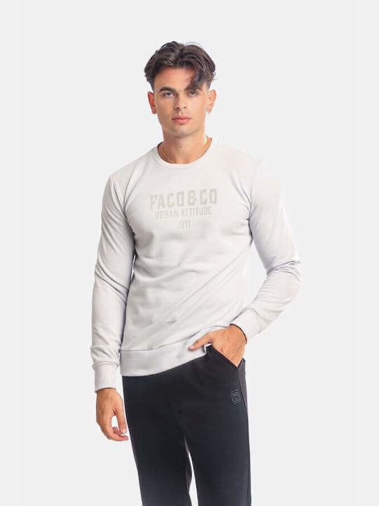 Paco & Co Men's Sweatshirt with Hood Gray