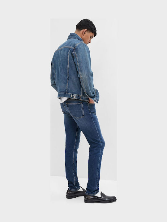 Men's Jeans Pants with Slim Fit Blue