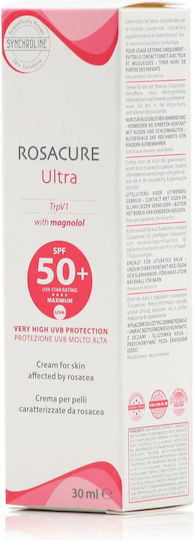 Synchroline Rosacure Ultra Κρέμα Προσώπου Ημέρας με SPF50 κατά της Ακμής 30ml