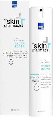 Intermed Skin Pharmacist Ηydra Boost Probiotics 24ωρη Ενυδατική Κρέμα Προσώπου για Ξηρές Επιδερμίδες με Υαλουρονικό Οξύ 50ml