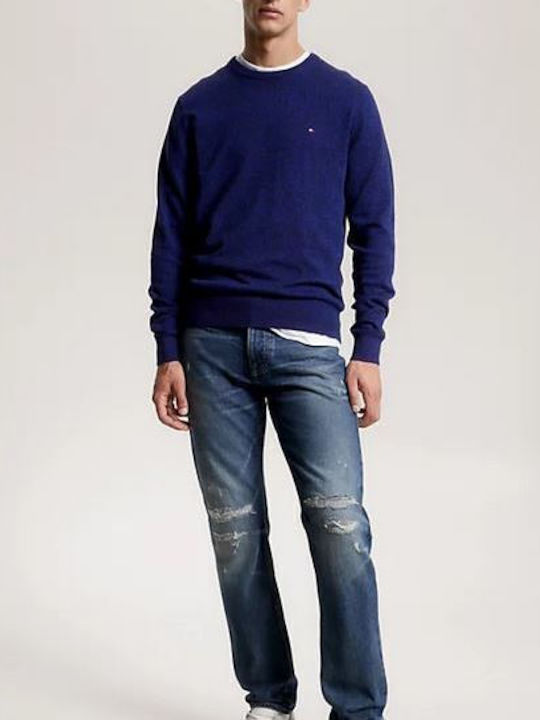 Tommy Hilfiger Men's Long Sleeve Sweater Blue