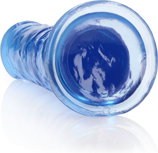Shots Real Rock Crystal Clear Realistisches Dildo Mit Saugnapf Blau 23cm