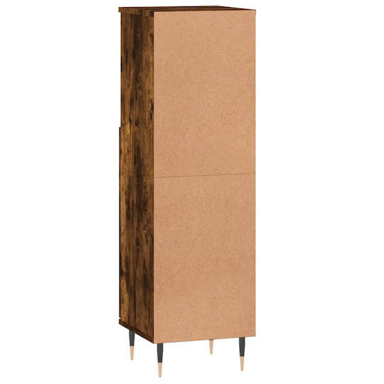 vidaXL Waschtisch ohne Waschbecken L30xB30xH100cm Eiche