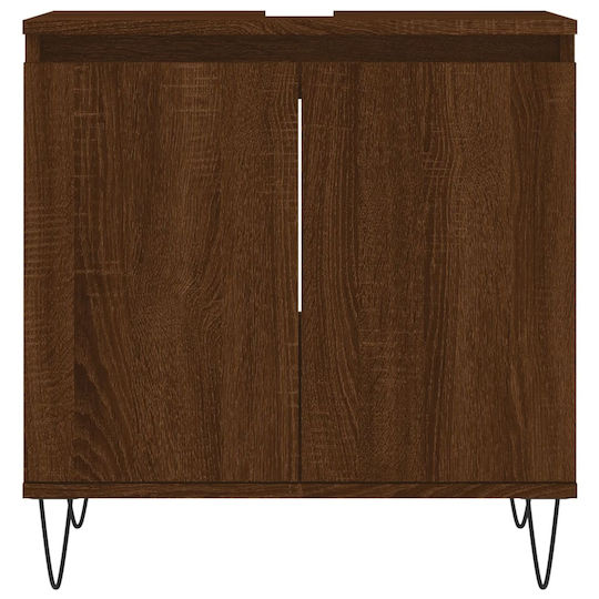 vidaXL Countertop without Sink L58xW33xH60cm Oak