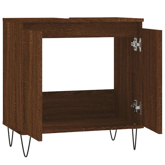 vidaXL Countertop without Sink L58xW33xH60cm Oak
