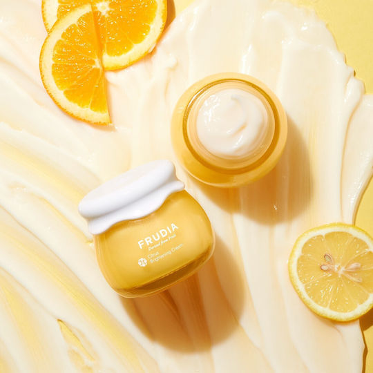 Frudia Citrus 24ωρη Κρέμα Προσώπου Ημέρας για Ενυδάτωση & Λεύκανση με Υαλουρονικό Οξύ & Βιταμίνη C 10ml