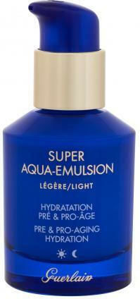 Guerlain Super Aqua Emulsion Light Ενυδατικό & Αντιγηραντικό Γαλάκτωμα Προσώπου με Υαλουρονικό Οξύ & Πρεβιοτικά 50ml