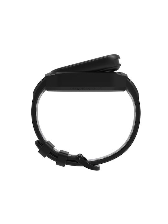 Tech-Protect ARMOUR Strap Silicone Black / Red (Smart Band 8)