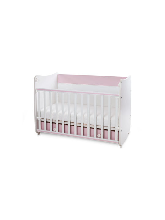 Lorelli Κούνια Dream White / Orchid Pink με Συρτάρι