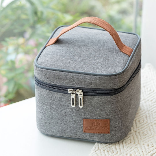 Schulische Isothermische Hand-Lunch-Tasche Gray