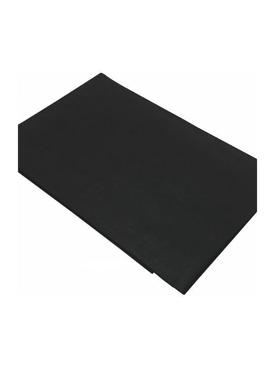 Le Blanc Sheet Super-Double 220x240cm. Cotton Line Black