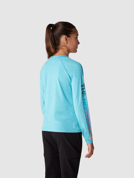 The North Face Damen Sportlich T-shirt Hellblau