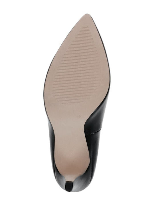 Leder Pumps Schwarz