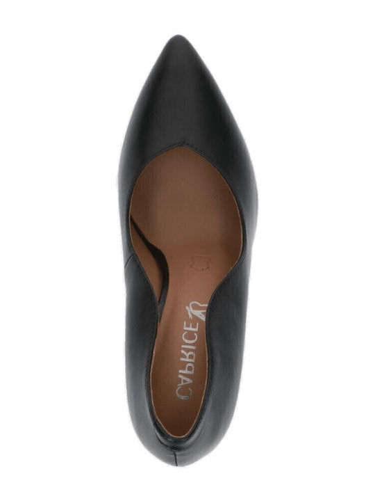 Leder Pumps Schwarz
