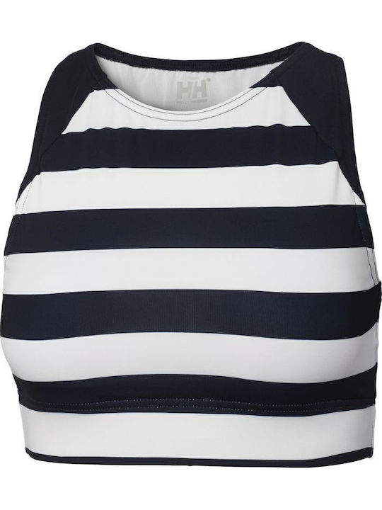 Γυναικείο Αθλητικό Crop Top Αμάνικο Πολύχρωμο