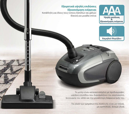Bruno BRN-0136 Staubsauger 800W Eingetütet 3.5Es Gray