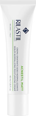 Rilastil Acnestil Acne , Blemishes & Moisturizing 24h Day/Night Cream Suitable for Oily Skin 50ml