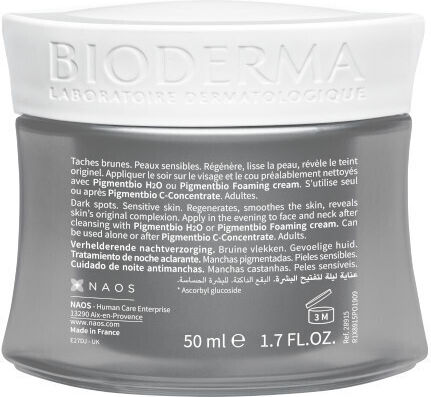 Bioderma Pigmentbio Night Renewer Κρέμα Νυκτός Φωτεινότητας για το δέρμα με τάση υπερμελάγχρωσης
