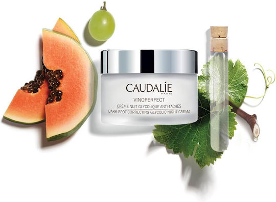 Caudalie Vinoperfect Κρέμα Προσώπου Νυκτός για Ενυδάτωση, Πανάδες & Λεύκανση με Πανθενόλη 50ml