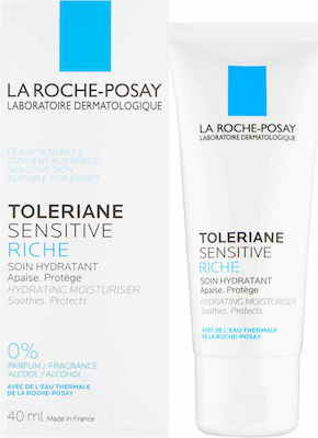 La Roche Posay Toleriane Sensitive fără culoare Rich 24h Hidratantă Cremă Pentru Față 40ml