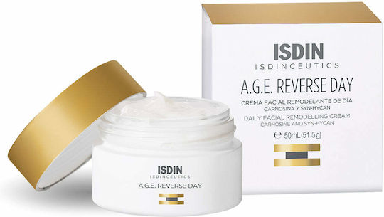 Isdin Isdinceutics A.G.E Reverse Αντιγηραντική Κρέμα Προσώπου Ημέρας με Υαλουρονικό Οξύ 50ml