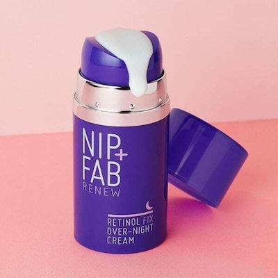 Nip+Fab Fix fără culoare Hidratantă & Anti-îmbătrânire Cremă Pentru Față cu Acid Hialuronic & Retinol 50ml