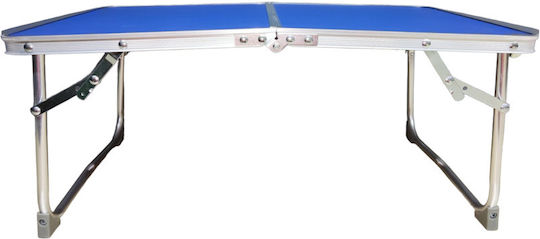 Sidirela Table Aluminum for Camping Foldable 60x40x24.5cm Blue