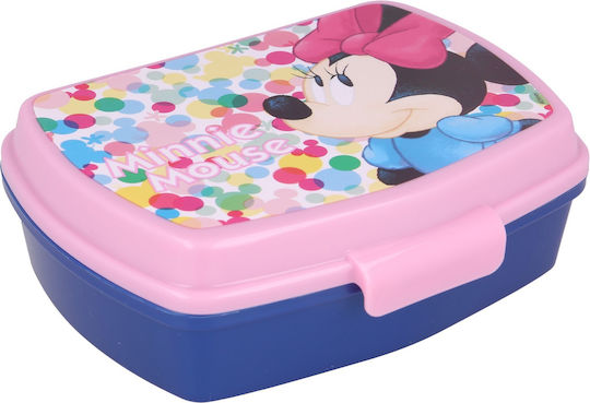 Stor Minnie Mouse Lucky Plastik Kinder Lebensmittelbehälter Minnie Mehrfarbig 17 x 13.3 x 5.6cm
