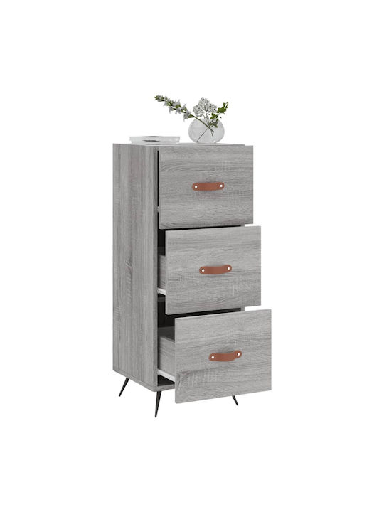 Drawers Storage Wooden L34.5xW34xH90cm