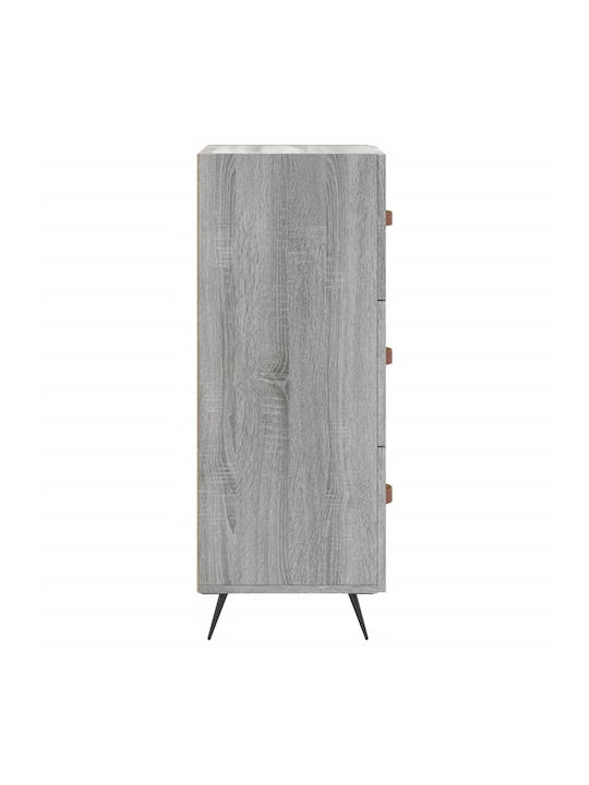 Drawers Storage Wooden L34.5xW34xH90cm