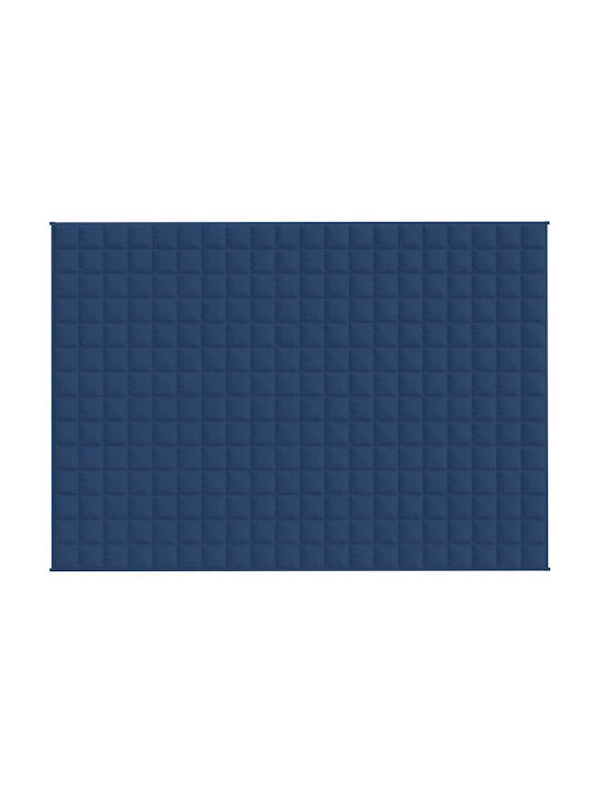 vidaXL vidaXL Schwerkraftdecke Couch 140x200cm Blau