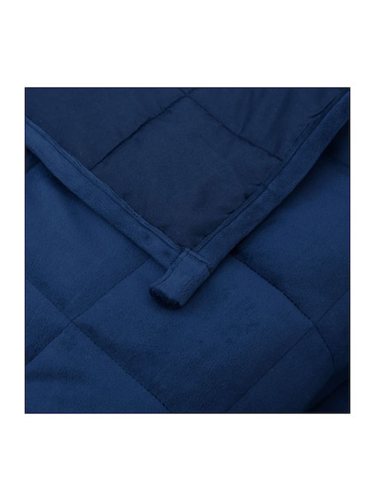 vidaXL Schwerkraftdecke Couch 120x180cm Blau
