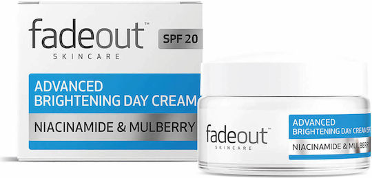 Fade Out Advanced Ενυδατική Κρέμα Προσώπου Ημέρας με SPF20 κατά των Πανάδων 50ml