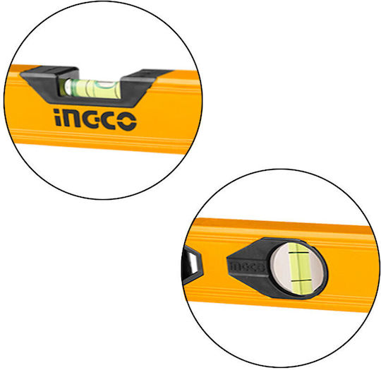 Ingco HSL58060 Wasserwaage Aluminium 60cm mit 2 Augen