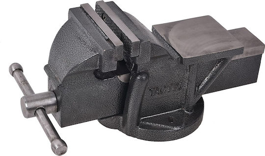 Tactix Fixed Countertop Vise Made of Steel with Maximum Opening 100mm