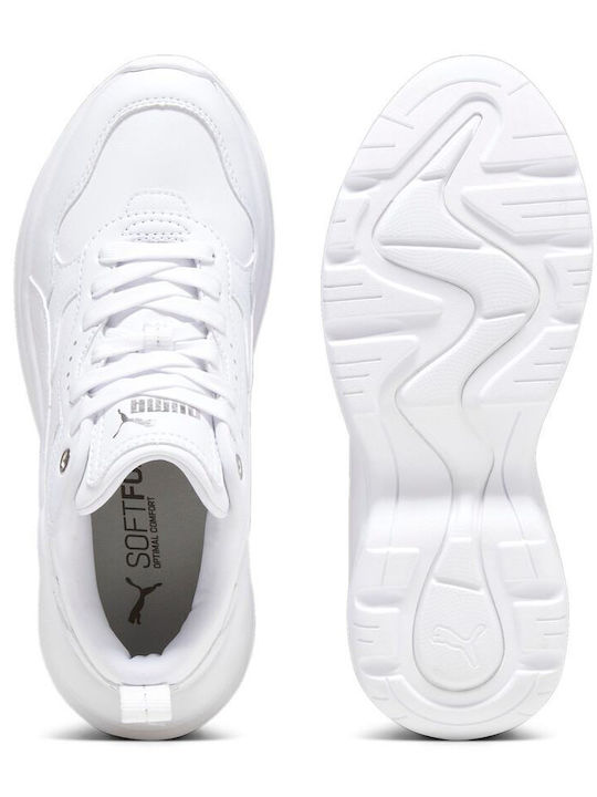 Cilia Γυναικεία Chunky Sneakers Λευκά