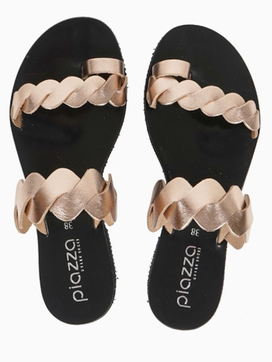 Piazza Shoes Women's Flat Sandals in Pink Color