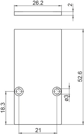 Cubalux Cap for LED Strip Accessories 02-0930