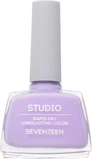 Seventeen Studio Rapid Dry Дълготраен Цвят Гланцов Лак За Нокти Бързо Съхнещ Лилав 184 12ml