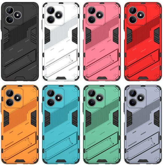 Punk Back Cover Plastic Black (Realme C53)