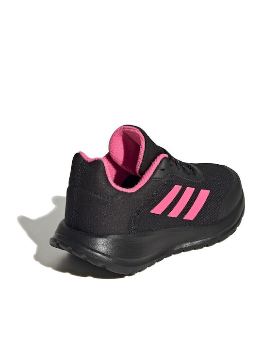 Tensaur Tensaur Run 2.0 K Waterproof Kids Sports Shoes Running with Laces Core Black / Lucid Pink