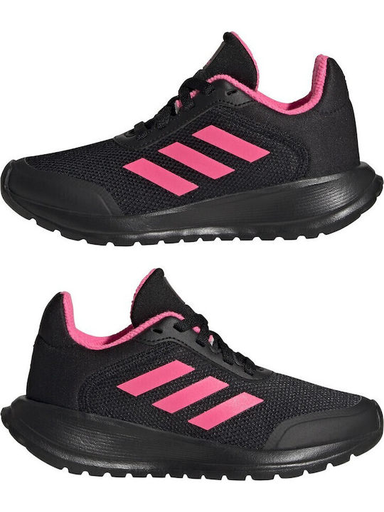 Tensaur Tensaur Run 2.0 K Waterproof Kids Sports Shoes Running with Laces Core Black / Lucid Pink