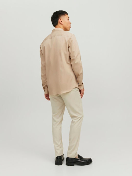 Long-sleeved Cotton Shirt White Pepper