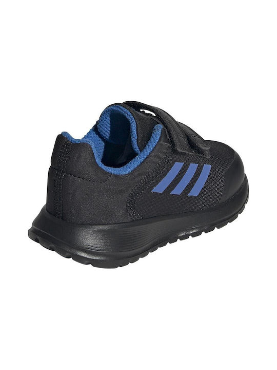 Adidas Αthletische Kinderschuhe Laufen Tensaur Run 2.0 CF I mit Klettverschluss Core Black / Bright Royal