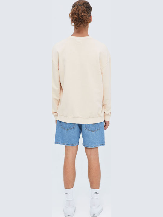 Sweatshirt with Hood Beige
