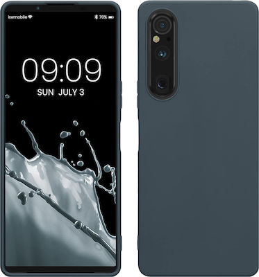 KWmobile Dark Slate Umschlag Rückseite Silikon Gray (Xperia 1 V)